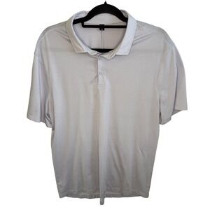 Lululemon Evolution Polo Shirt Short Sleeve Striped Golf Men's XL Fast Shipping